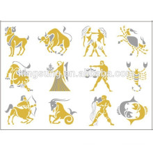autocollant de tatouage de corps d&#39;horoscope